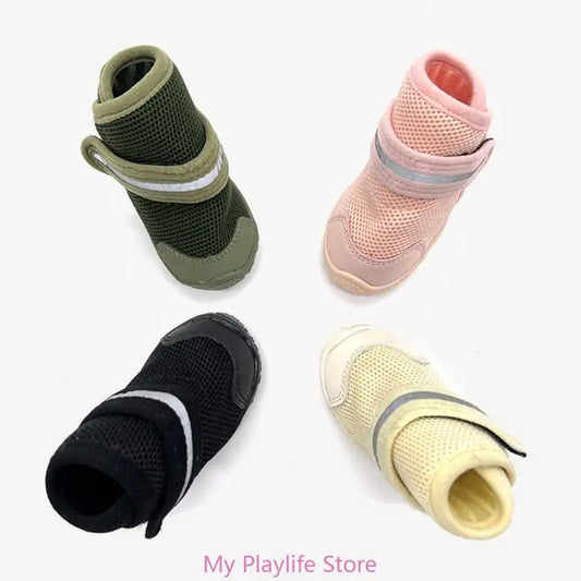 Breathable Pet Dog Shoes Casual Walking Booties Durable Footwear for Small Dogs Kitten Outdoor Dogs Protect Booties