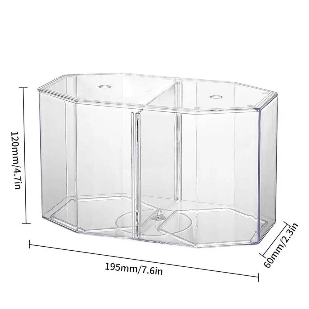 Transparent Fish Tank Double Grid Fish Separation Breeding Box Aquarium Breeder Box Breathable Fish Breeding Isolation Box