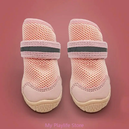 Breathable Pet Dog Shoes Casual Walking Booties Durable Footwear for Small Dogs Kitten Outdoor Dogs Protect Booties