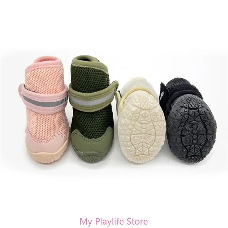Breathable Pet Dog Shoes Casual Walking Booties Durable Footwear for Small Dogs Kitten Outdoor Dogs Protect Booties