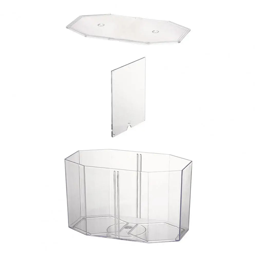 Transparent Fish Tank Double Grid Fish Separation Breeding Box Aquarium Breeder Box Breathable Fish Breeding Isolation Box