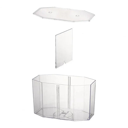Transparent Fish Tank Double Grid Fish Separation Breeding Box Aquarium Breeder Box Breathable Fish Breeding Isolation Box