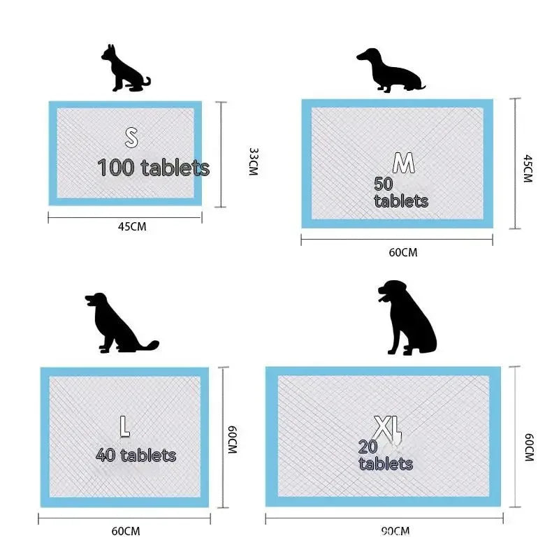 Super Absorbent Diapers for Dog Training Pads for Puppy Cleaning Pee Pads Pet Supplies Training Pads Healthy Cat Diaper Cat