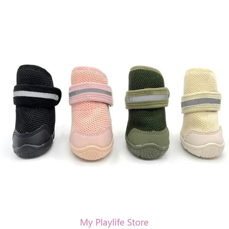 Breathable Pet Dog Shoes Casual Walking Booties Durable Footwear for Small Dogs Kitten Outdoor Dogs Protect Booties